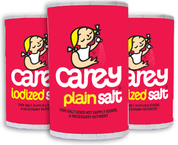 Carey Salt Product Containers